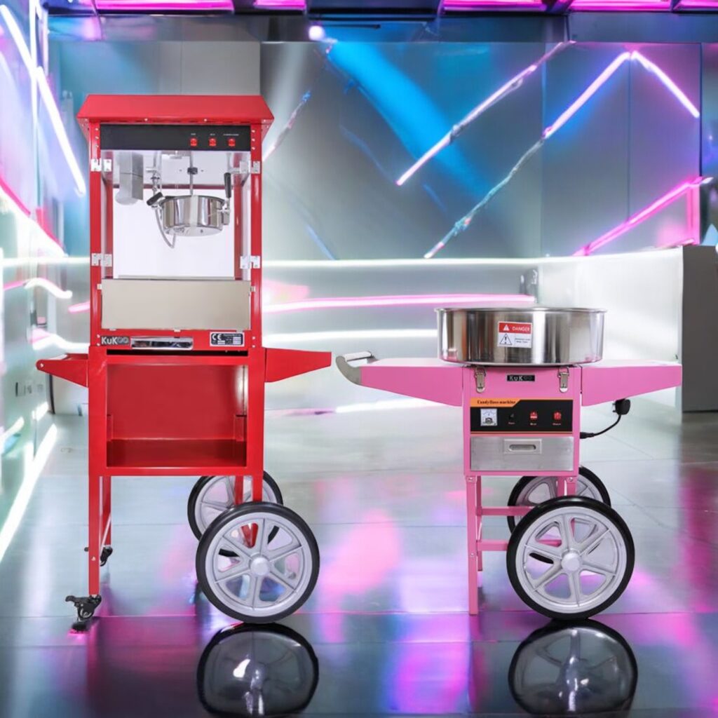 CANDY FLOSS MACHINE & POP CORN MACHINE-Photoroom